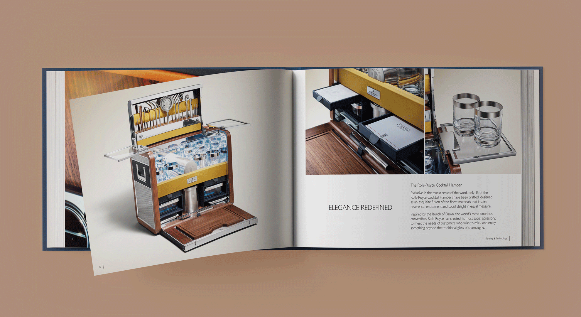 Mini booklet design interior spread